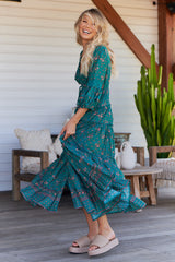 Tae Maxi Dress - Evergreen