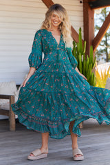 Tae Maxi Dress - Evergreen