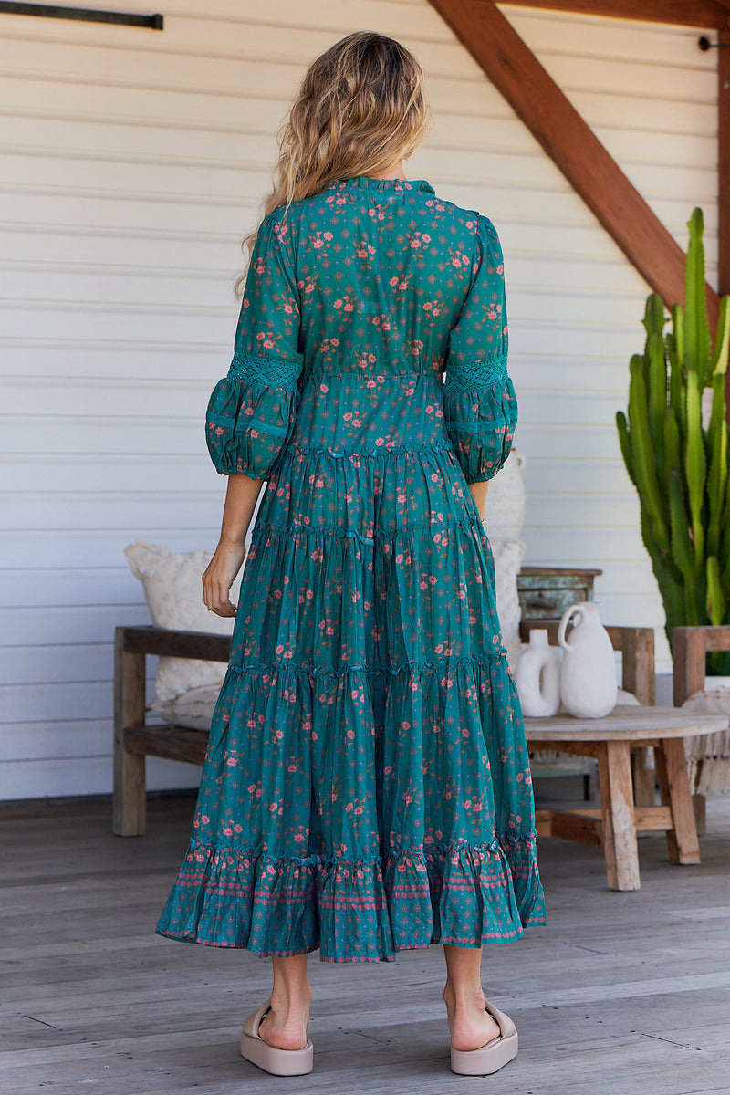 Tae Maxi Dress - Evergreen