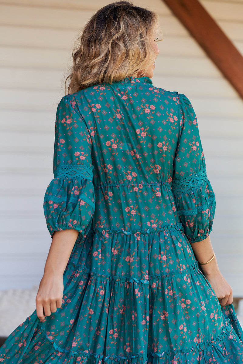 Tae Maxi Dress - Evergreen