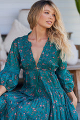 Tae Maxi Dress - Evergreen