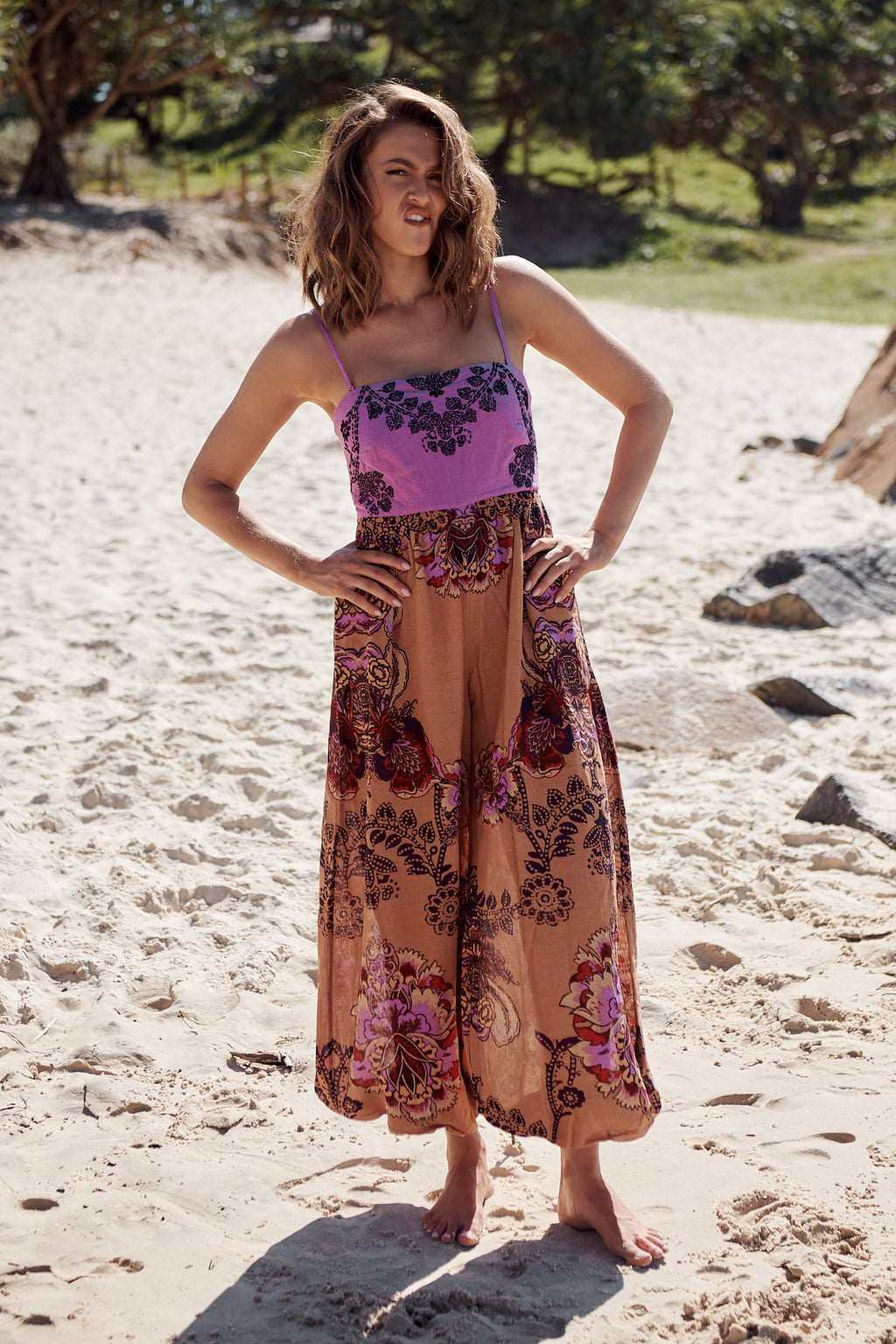 Free people bella jumpsuit sales