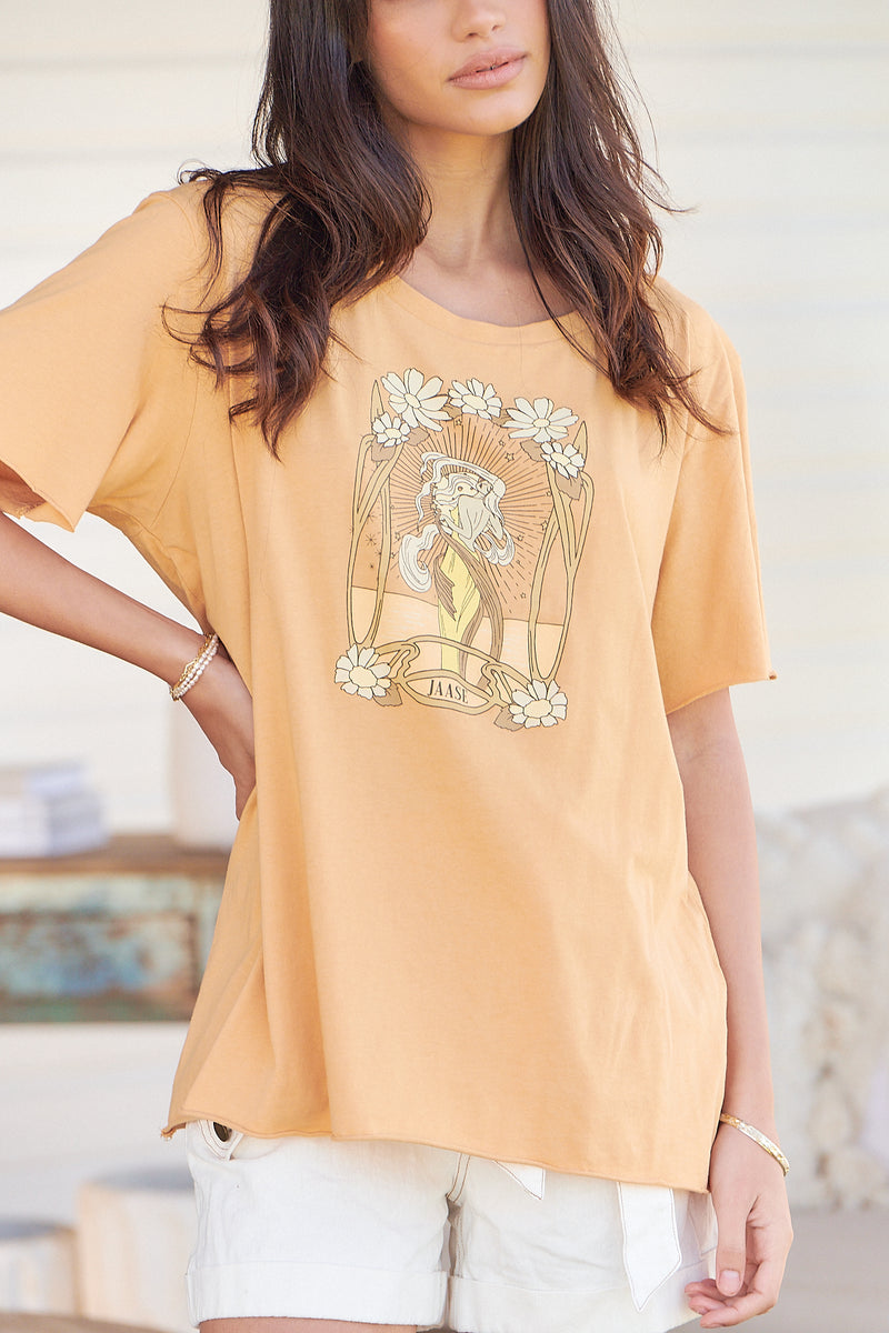 Vintage Tee - GODDESS ~ Clay