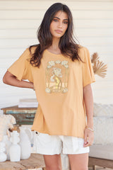 Vintage Tee - GODDESS ~ Clay