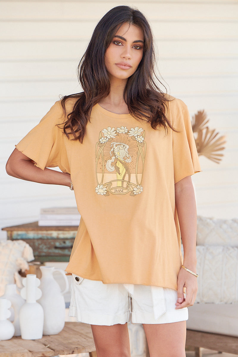 Vintage Tee - GODDESS ~ Clay