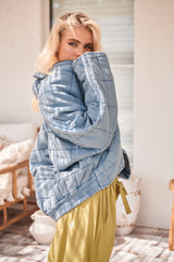 Dolman Quilted Knit Jacket ~ Free People