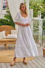 Gisele Maxi Dress - White Willow