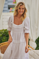 Gisele Maxi Dress - White Willow