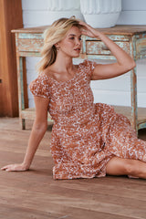 UltraViolet Maxi Dress- Tea Combo ~ Free People