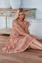 UltraViolet Maxi Dress- Tea Combo ~ Free People