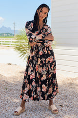 Anita Maxi - Winter Rose Black