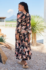 Anita Maxi - Winter Rose Black