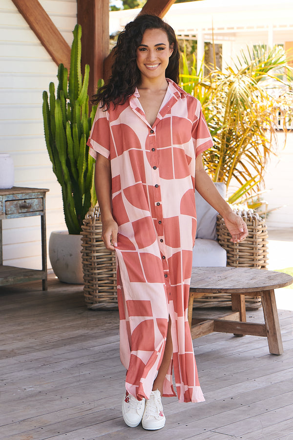 Vicki Shirt Dress - Cali