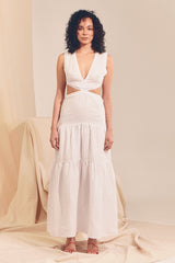 APRIL MAXI Dress - White