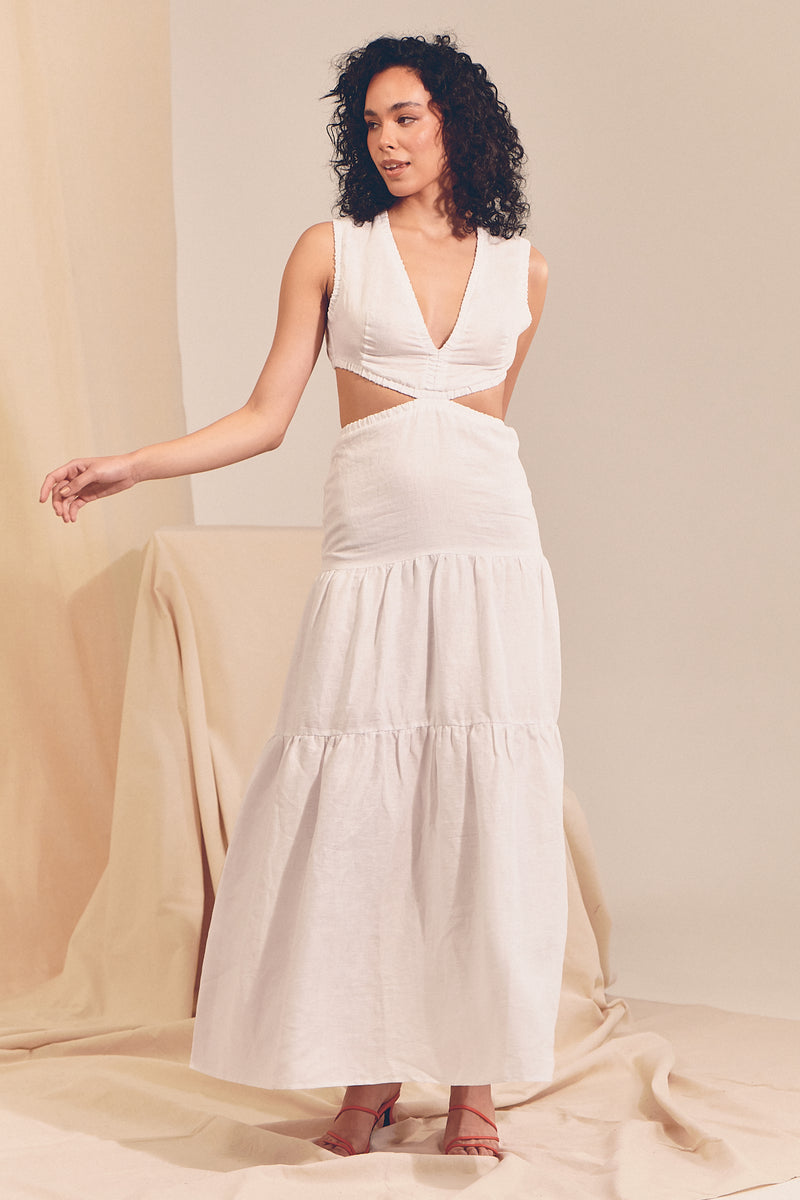 APRIL MAXI Dress - White