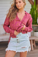 Mia Tunic - Rouge Combo~ Free People