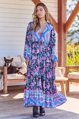 Teresa Maxi Dress - Black Bird