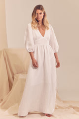 Aura Dress - White Messina