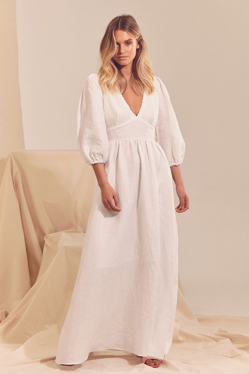 Aura Dress - White Messina