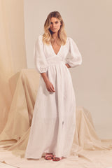 Aura Dress - White Messina