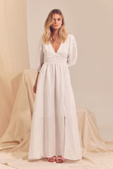 Aura Dress - White Messina
