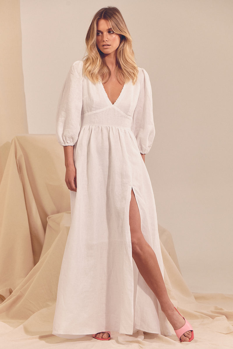 Aura Dress - White Messina