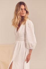 Aura Dress - White Messina