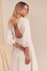 Aura Dress - White Messina