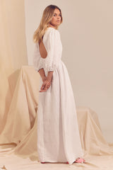 Aura Dress - White Messina