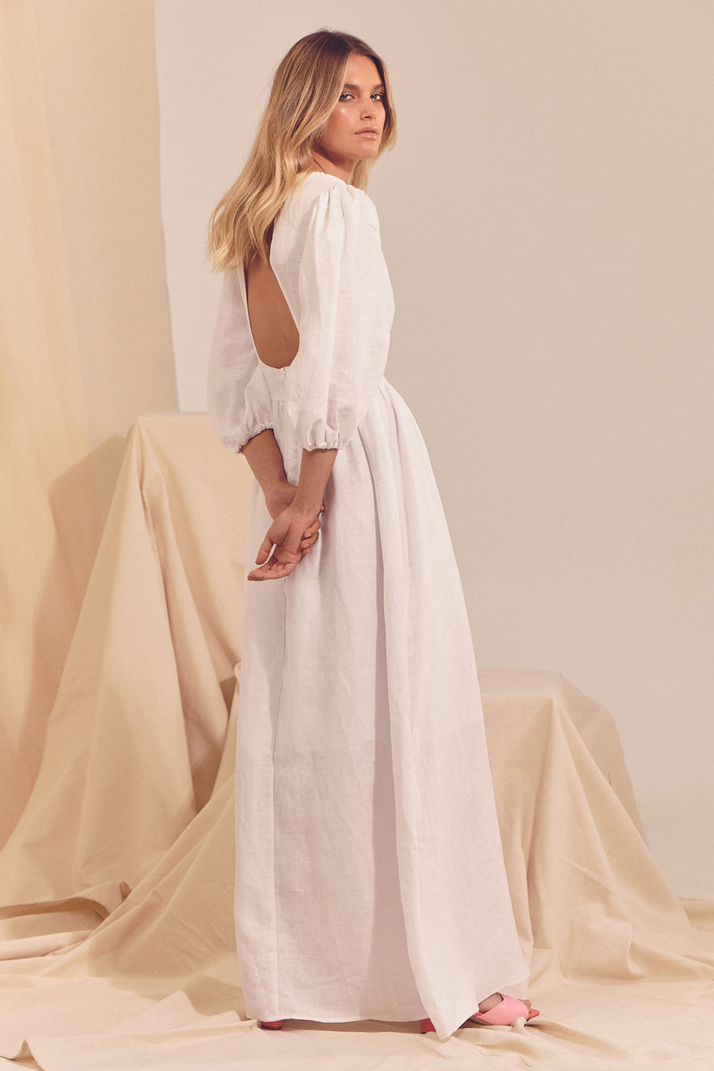 Aura Dress - White Messina
