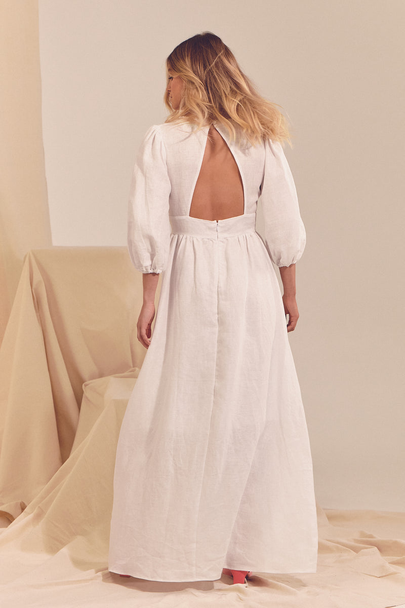 Aura Dress - White Messina