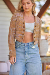 Juliette Cropped Jacket ~ Free People