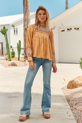 Ginny Blouse - Mango Paper Crane