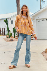 Ginny Blouse - Mango Paper Crane
