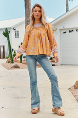 Ginny Blouse - Mango Paper Crane