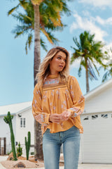 Ginny Blouse - Mango Paper Crane