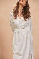 Hennie Maxi Dress - Lily White