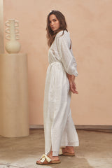 Hennie Maxi Dress - Lily White