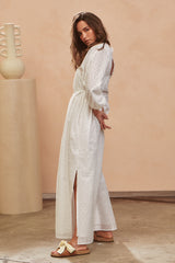 Hennie Maxi Dress - Lily White