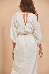 Hennie Maxi Dress - Lily White