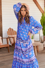 Kensey Maxi Dress - Bluey