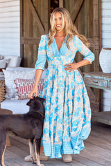 Berry Maxi Dress - Swan River Daisy