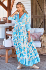 Berry Maxi Dress - Swan River Daisy