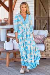 Berry Maxi Dress - Swan River Daisy