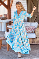 Berry Maxi Dress - Swan River Daisy