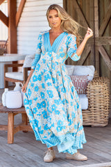 Berry Maxi Dress - Swan River Daisy