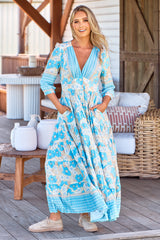 Berry Maxi Dress - Swan River Daisy