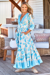 Berry Maxi Dress - Swan River Daisy