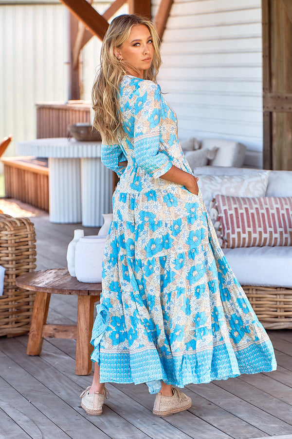 Berry Maxi Dress - Swan River Daisy
