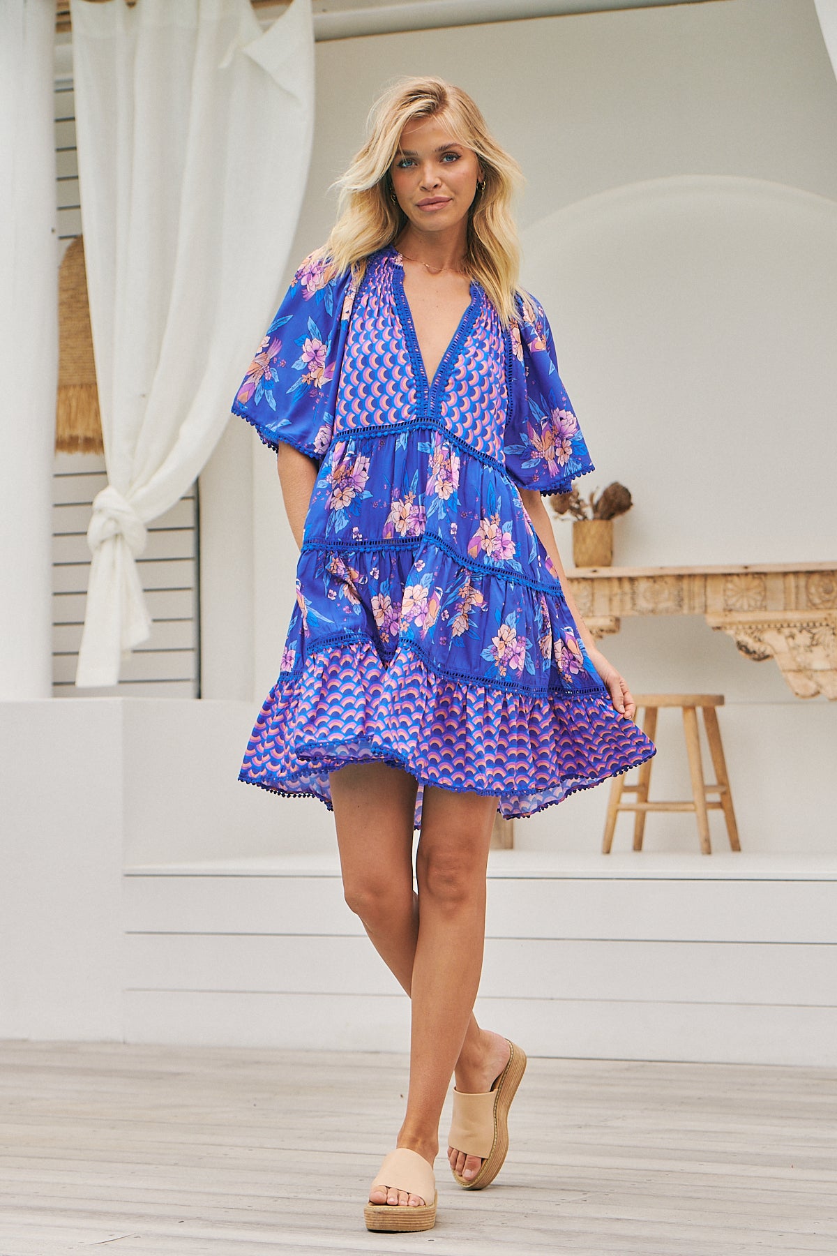 Coco Dress - Indigo
